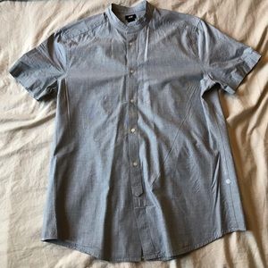 H&M Men’s collar list button up shirt